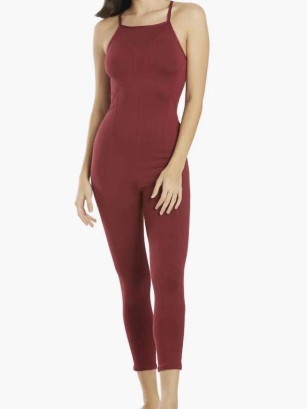 FP MOVEMENT ashford side to side performance jumpsuit in mulberry pie Small